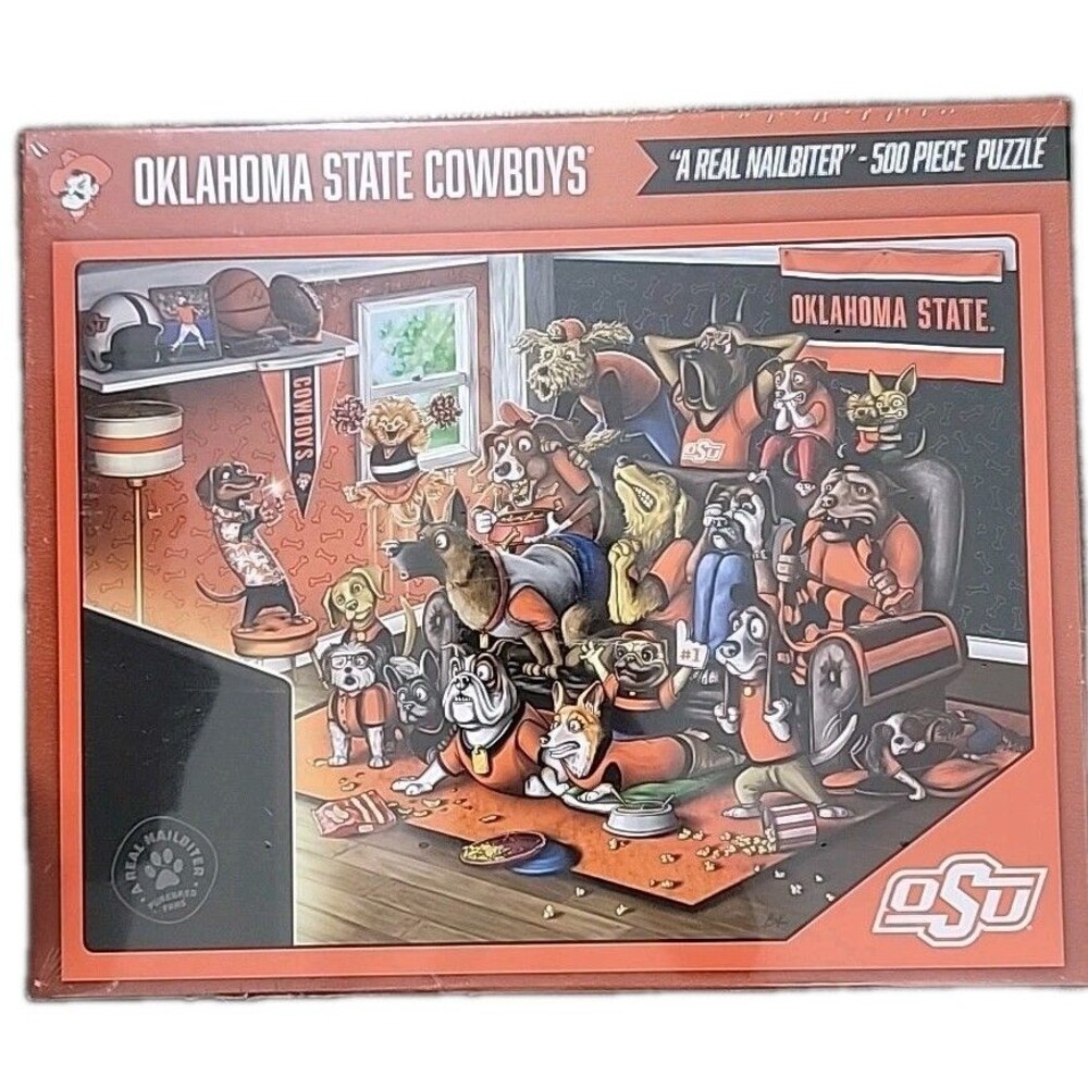 YouTheFan NCAA Oklahoma State Cowboys Purebred Fans 500pc Puzzle